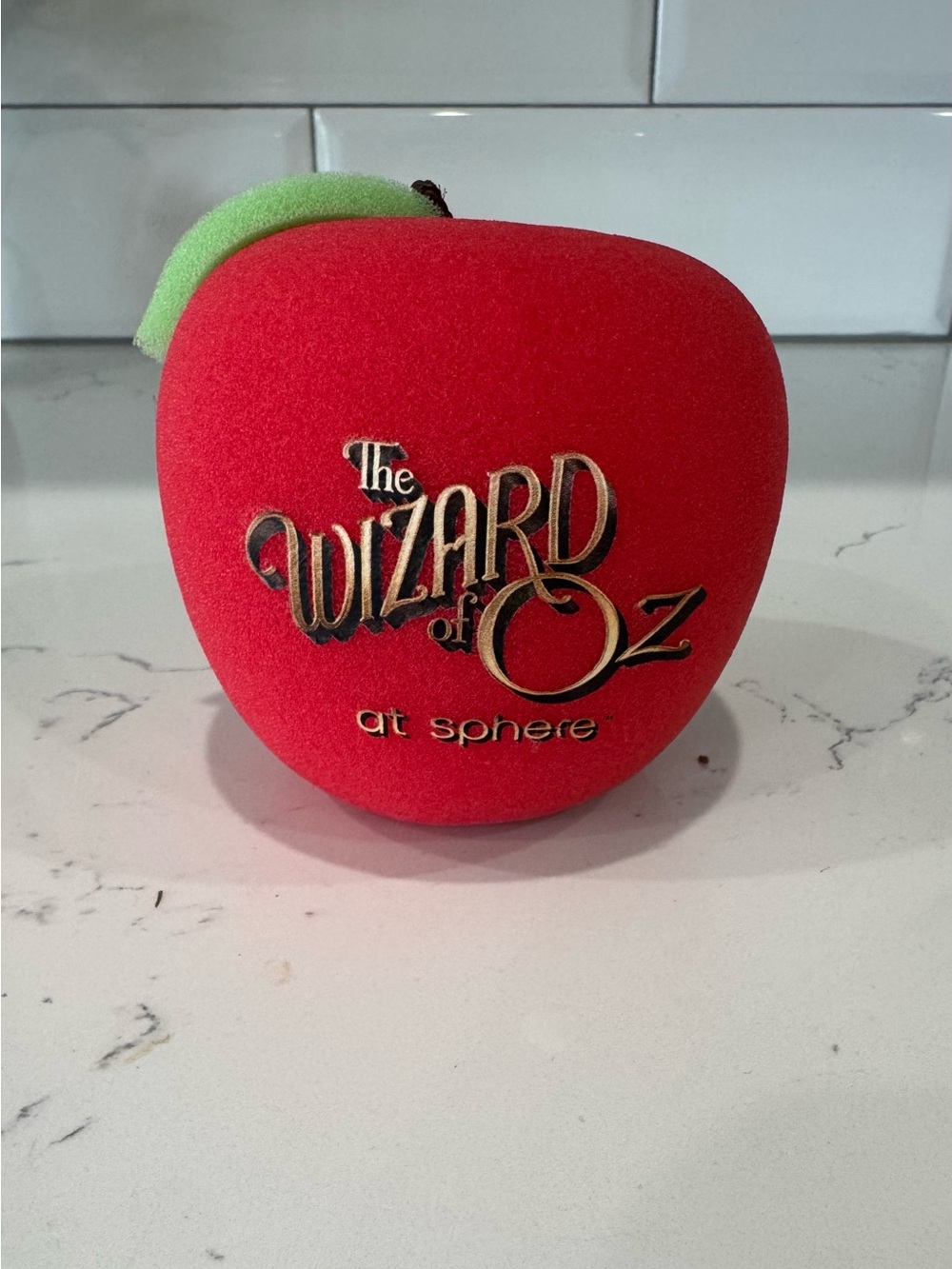 Wizard of Oz at Sphere Las Vegas Exclusive Foam Apple Souvenir